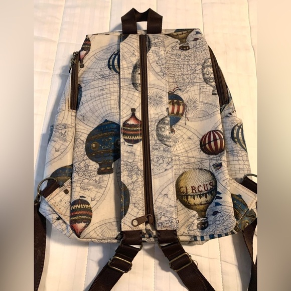 Uma Hana Waterproof Enjoy The Little Things Circus Flying Air Balloon Backpack - Picture 6 of 16